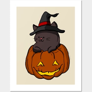 Cute Kittens - Pumpkin Posters and Art